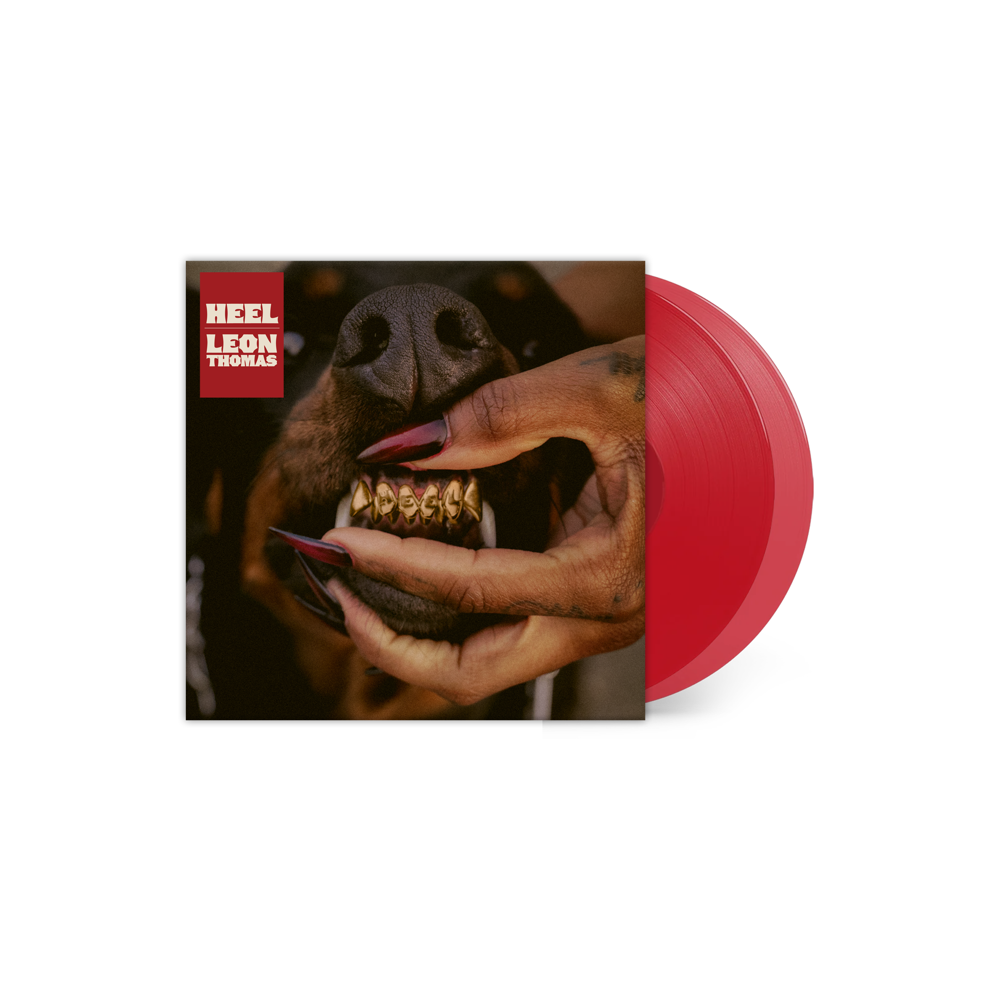 MUTT Deluxe: HEEL Standard Translucent Ruby Vinyl + Signed Art Card